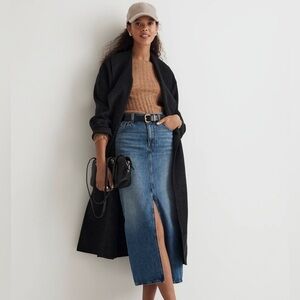 Madewell Denim Mid-Rise Maxi Skirt 27